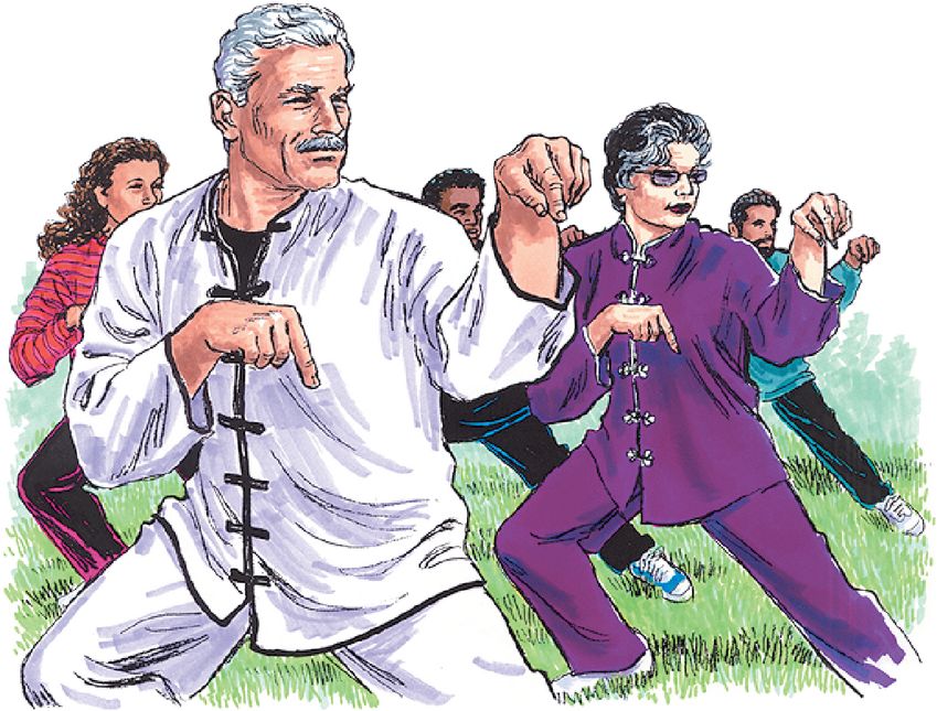 Tai chi class