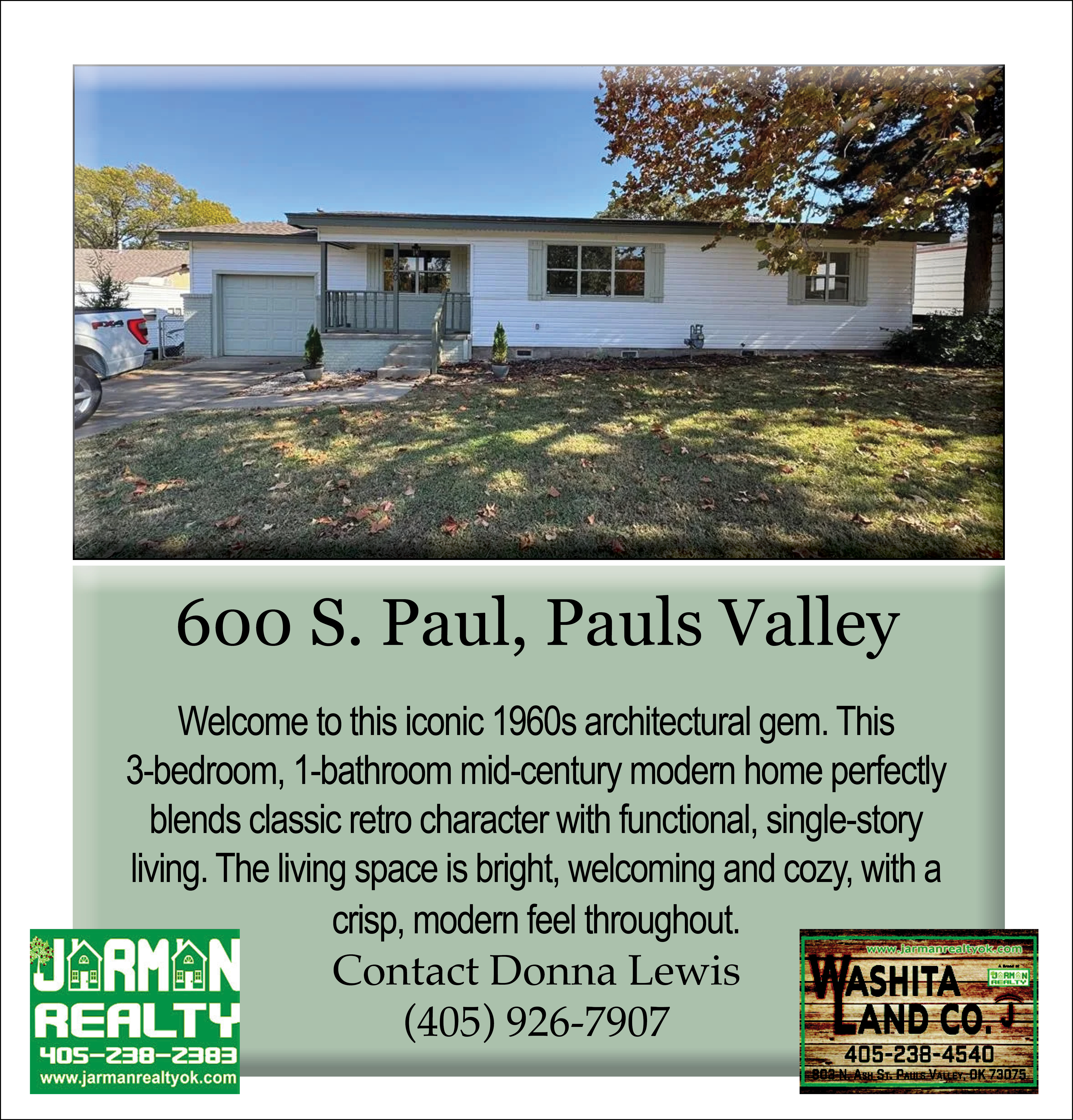 600 S. Paul, Pauls Valley