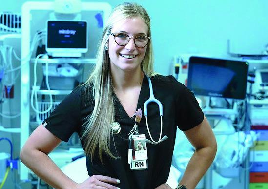 Sage Holder is an ER nurse pursuing a bachelor of science in nursing through OSU's online RN to BSN program.