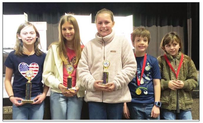 L-R: Makena Phelps, Landrie McCarty, Kyndsie Koehler, Jody Caldwell, Berlynn Jolley.