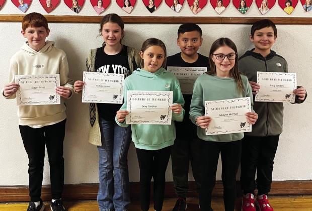 Pauls Valley Intermediate School Students of the Month