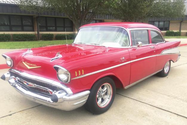 Gordon Couch's 1957 Chevrolet Bel Air was named Best of Show at the Wiley Post Festival car show Sept. 18