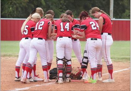 The Maysville Lady Warriors, ranked 20th by the OSSAA in Class B, will play in the RWB Conference tournament, in Paoli, this weekend. The tournament starts on Thursday with the Warriors taking on the Wynnewood Lady Savages at 11:30 a.m. The Paoli Lady Pugs and Stratford Lady Bulldogs will face off at 4 p.m. Thursday. Courtesy Photo