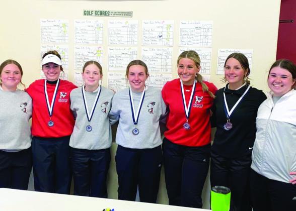 The Pauls Valley Lady Panthers finished in a first-place tie as a team with the host school Marlow. The Lady Panthers lost on the first playoff hole to finish as the runner-up.