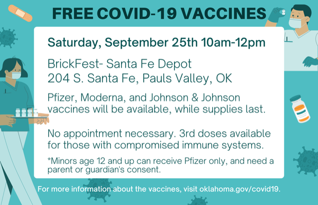 Free vaccines to be offered at Brickfest