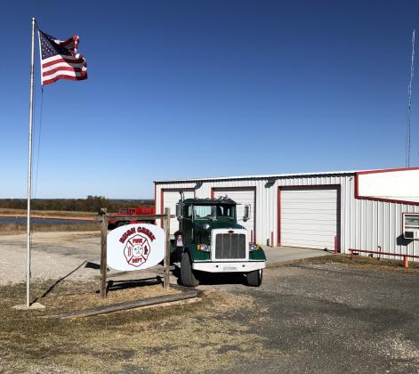 Rush Creek Fire Department recently received a 2011 Peterbilt truck donated by Dolese Bros. The truck will be retrofitted to serve as a water supply tanker that should be able to hold about 4,500 gallons of water.