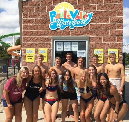 Pauls Valley Waterpark lifeguards from the 2021 summer season.