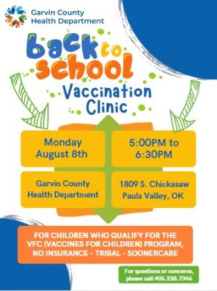 Back-to-School vaccine clinic