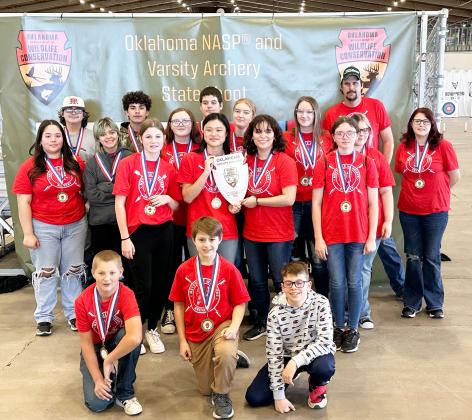 Maysville's archery team
