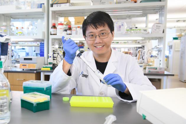 Oklahoma Medical Research Foundation scientist Pengchun Yu, Ph.D.
