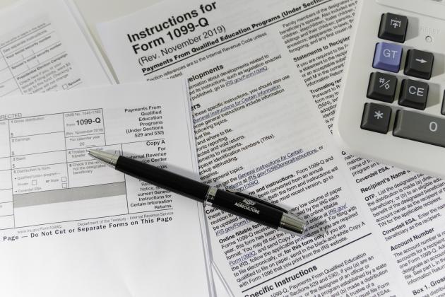 Organization is the key to tax season. Keeping all documents together in one folder will help taxpayers avoid refund delays and ensure prompt receipt of tax refunds. (Photo by Mitchell Alcala, OSU Agriculture)