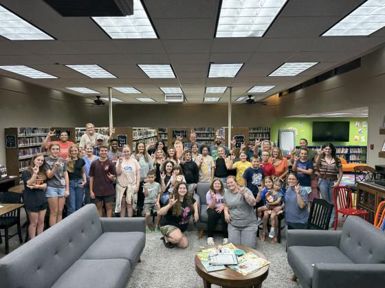 ASL class meets at Chandler-Watts Library in Stratford. 
