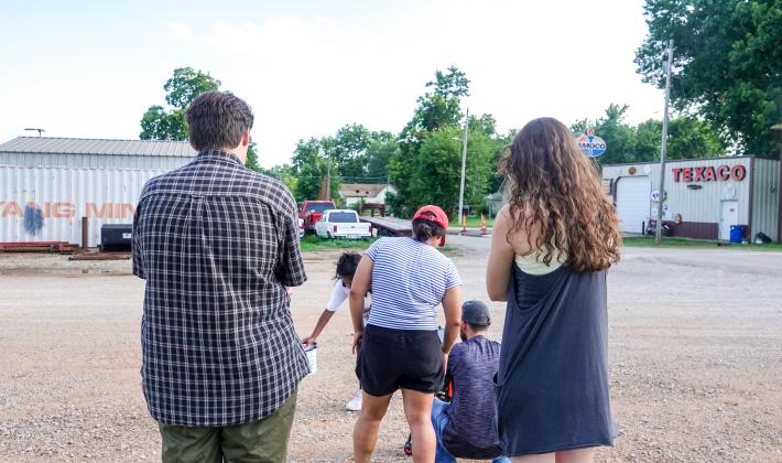 OU students film movie in Maysville. Courtesy photos