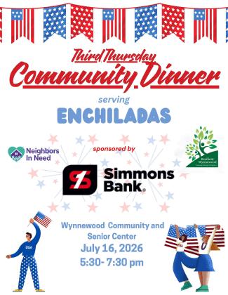 Third Thursday Dinner Flyer