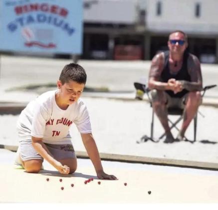 Myles spent three grueling days in competition in Wildwood, New Jersey, to become the 2024 National Marble Champion. Courtesy photo