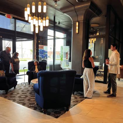 Open house showcases renovations at Moody Hotel. News Star photo by Suzanne Mackey