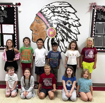 Mrs. Ring second grade, back row, from left: Jacey Armstrong, Jace Barth, Beaux Covert, Jayden McKee, Caroline Montgomery, Cavan Murray. Front row: Billy Oldham, Charlee Smith, Jaxson Thompson, Kamryn White, Ellie Williams. Not Pictured: Brittyn Hailey, Myra Moring. Photo courtesy of Heather Ivey.