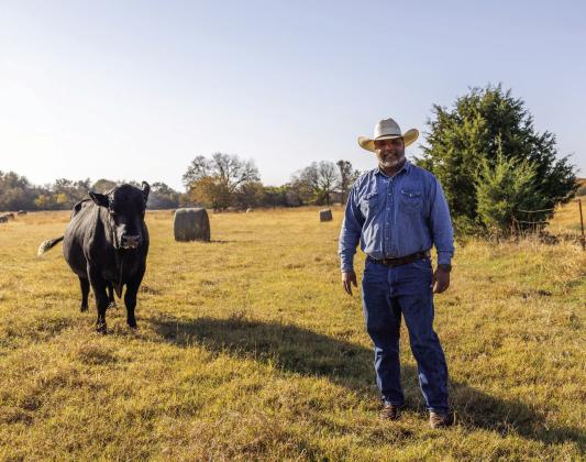 Nate Bradford runs G-Line ranch in Bristow, Oklahoma with his family at in Bristow on Friday, Nov. 7, 2025. (Photo by Alyssa Hardaway/OSU Agriculture)