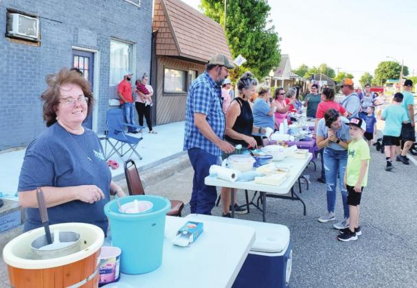 Elmore City ice cream social
