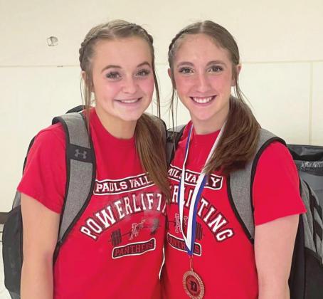 PV powerlifters Keylee Patchell and Macy Peck