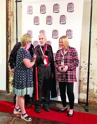 Film enthusiasts attending the red carpet event at last weekend’s Red Brick Road Film Festival in Pauls Valley had the opportunity to meet and visit with Oklahoma radio, television and stage legend John Ferguson, better known as Count Gregore.