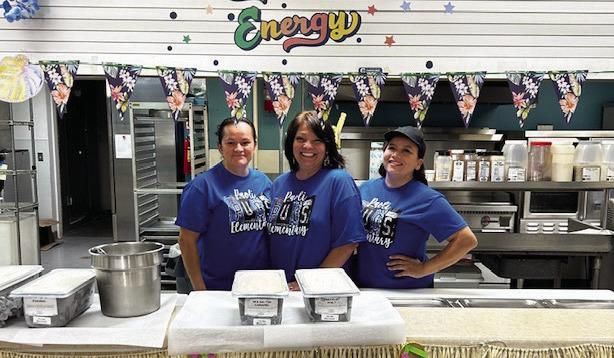 Paoli School will have three new faces in the cafeteria this school year. They include Valerie Jennings (manager), Doris Castillio, and Rosa Ramirez. Jennings said the majority of items served will be made fresh and from scratch whenever possible. Courtesy photo