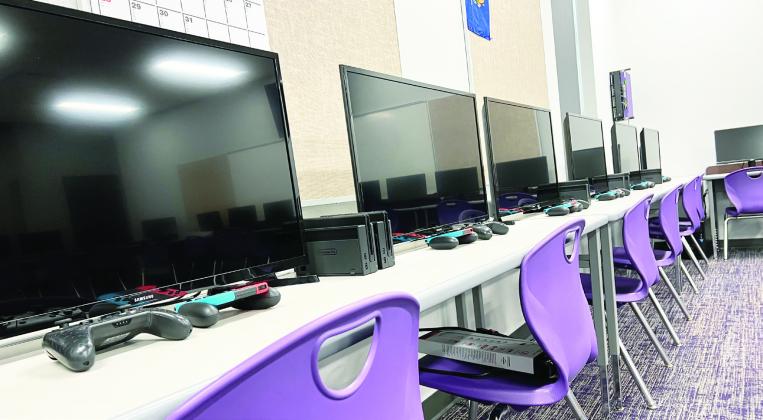 Elmore City-Pernell’s new esports lab.