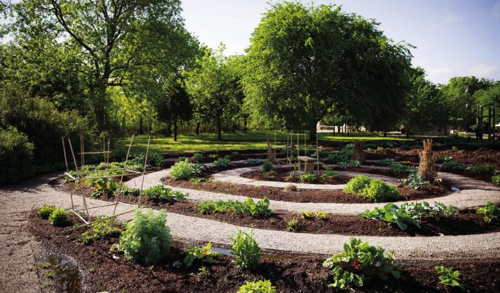 The spiral garden at the Chickasaw Cultural Center. The Chickasaw Cultural Center, 867 Cooper Memorial Drive, Sulphur, will host the annual Three Sisters Celebration, March 18-22.