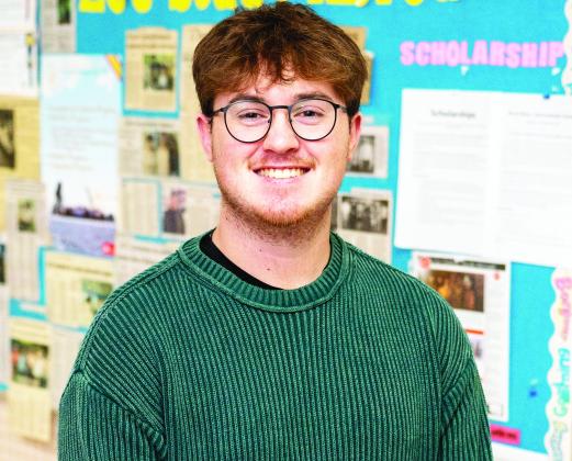 2026 Brad Henry International Scholar Nathan Chronister. Chronister will spend the spring semester studying at Swansea University in Wales, United Kingdom. Photo courtesy of East Central University