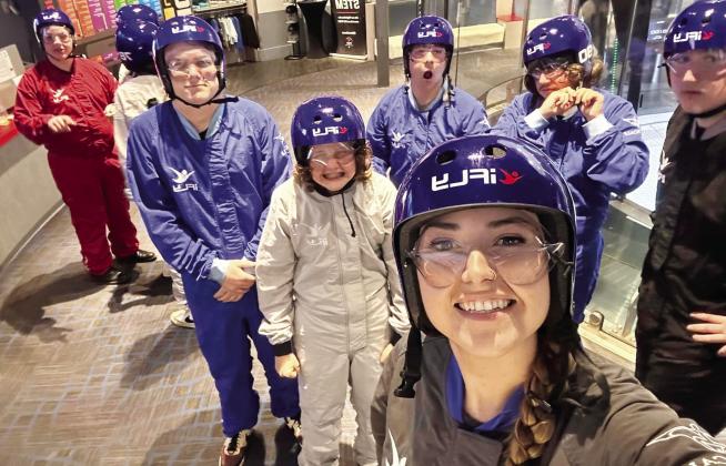 Paoli Alternative Education, Aviation II class and senior students had the opportunity to go to iFly World - Indoor Skydiving last weekend. While there, they participated in a STEM lesson regarding velocity, had a flight class, and then each student had the chance to sky dive in the wind tunnel. The trip was made possible by grants from First United Bank and Amcor.