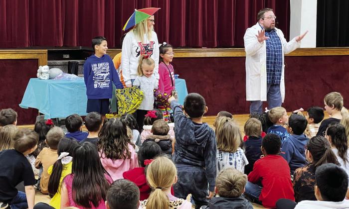 Mad Science assembly at Whitebead