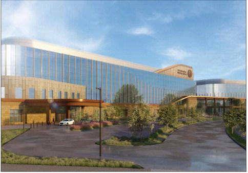 Artist’s rendering of the Chickasaw Nation Health Newcastle Medical Center. Courtesy of Chickasaw Nation