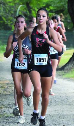 Gabby Sanchez (left) and Hannah White (right) of Pauls Valley. Photos by Don Coffey