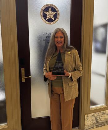 Rep. Cynthia Roe, R-Lindsay, with her Honorary PA recognition. Roe, a Republican, represents District 42 and serves as chair of the House Public Health Committee, the House Appropriations and Budget Health Subcommittee and the House Health and Human Services Oversight Committee.