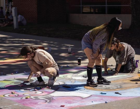 Grounded Chalk Art Festival brings ECU Centennial Plaza to life
