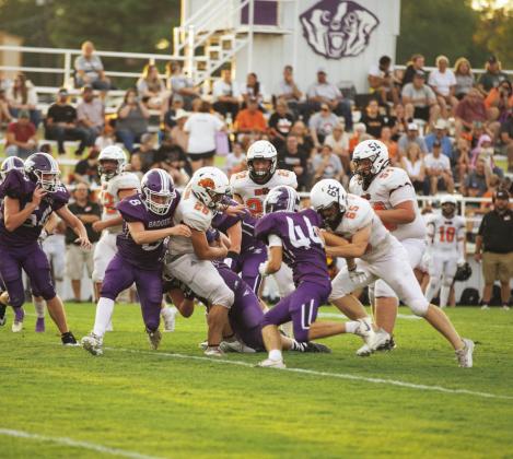 Badgers drop first game of the season to the Lexington Bulldogs, 34-0