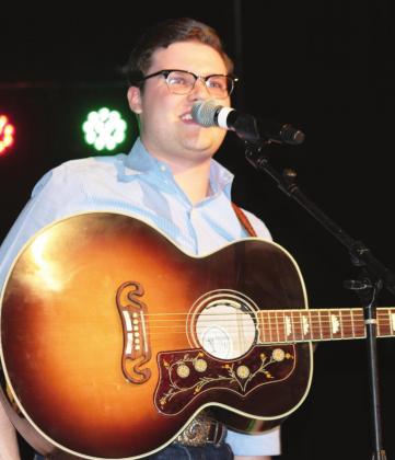Tanner Young, the Pauls Valley Opry 2019 Entertainer of the Year, will be back on stage at the next show on August 7th. The show at the PVHS auditorium starts at 6:30 p.m. Courtesy photo