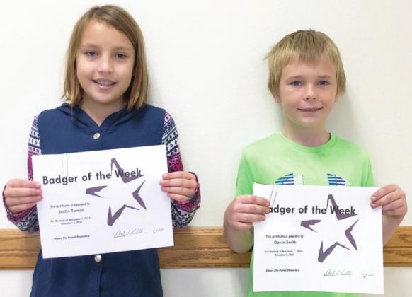 Elmore City-Pernell Badgers of the Week 