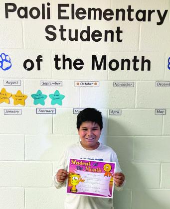 Paoli September students of the month
