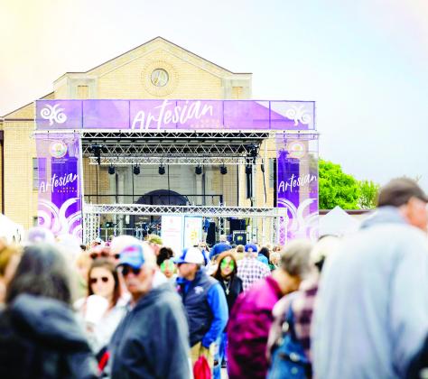 Crowds flocked to downtown Sulphur April 22 for the 10th annual Artesian Arts Festival.