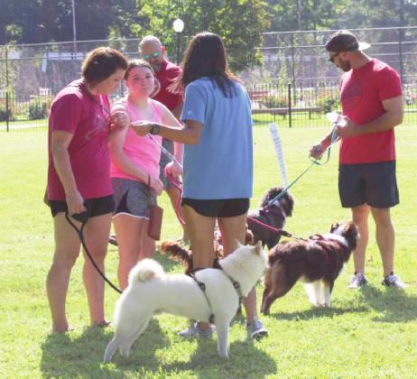 Area pet owners came out for the annual Phil Henderson Bark in the Park on Aug. 28. Photo by Ashley Gallagher.