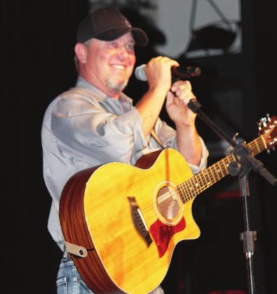 Mike Deviney performing at the Pauls Valley Opry
