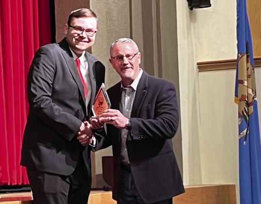 PV’s District Teacher of the Year.   News Star Photo by Suzanne Mackey