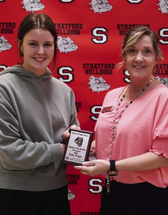 Stratford students of the month for December