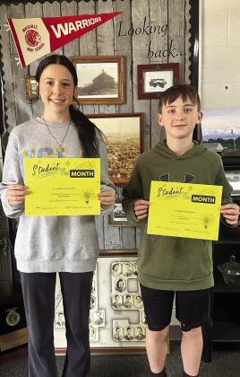 Maysville students of the month for November