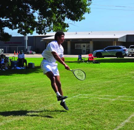 Saturday’s Third Annual Wimbley in the Valley touchtennis tournament drew more than 60 competitors from across the region. News Star Photos by Jennifer Lindsey