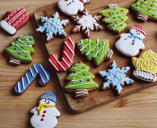 It’s okay to indulge in tasty treats during the holidays, but remember to also make smart food choices and get plenty of physical activity each day. Photo by Shutterstock