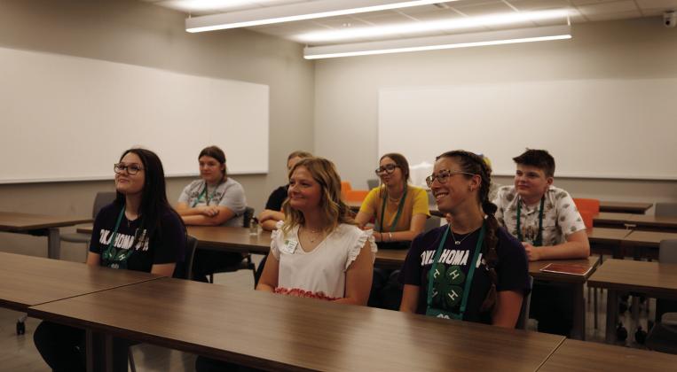 The Brighter Future program helps Oklahoma high school students prepare for life after graduation by building skills in time management, career planning and more. (Photo by Mitchell Alcala, OSU Agriculture)