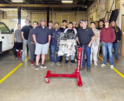 Seth Wadley Ford donates engine to MATC