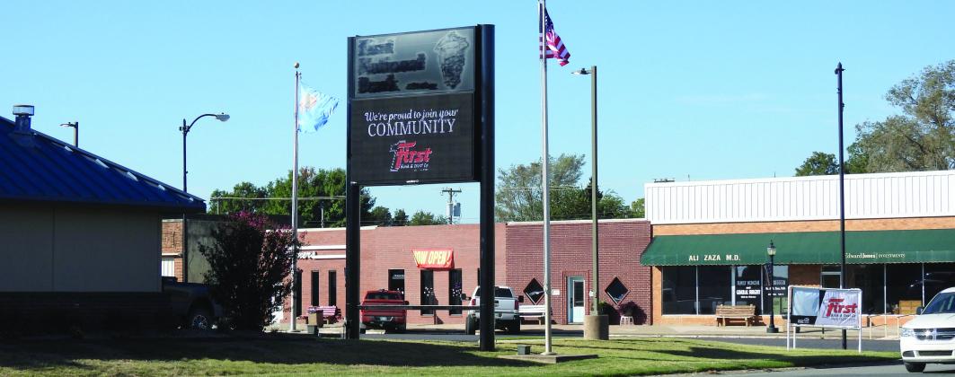 New signs were in place Monday as the failed First National Bank of Lindsay reopened as a branch of the Duncan-based First Bank &amp; Trust Co. Federal regulators closed the bank Oct. 18, after identifying false and deceptive bank records and other information suggesting fraud and depletion of the bank’s capital.